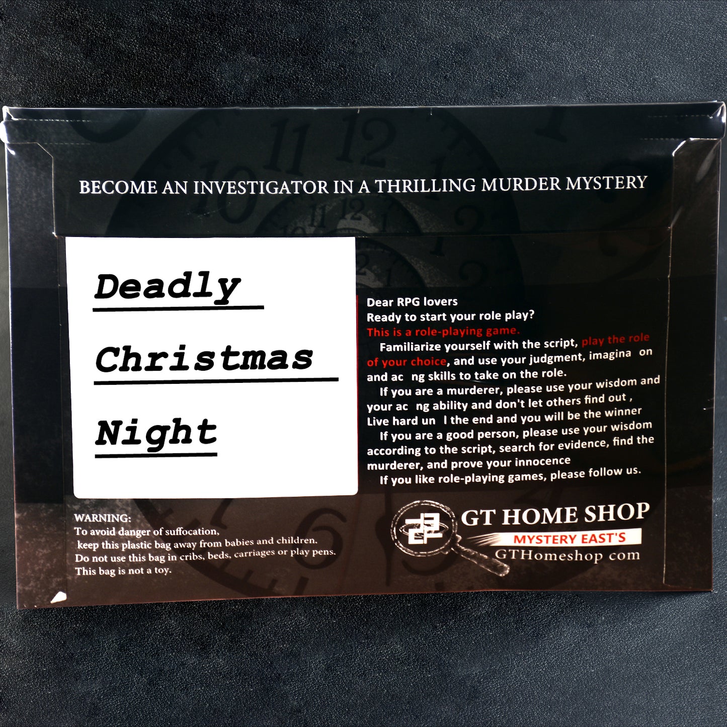 Role Playing Script Killing-Deadly Christmas Night